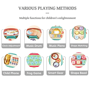 اسباب بازی هشت ضلعی هوش موزیکال Baby enlightenment octahedron_اسباب بازی